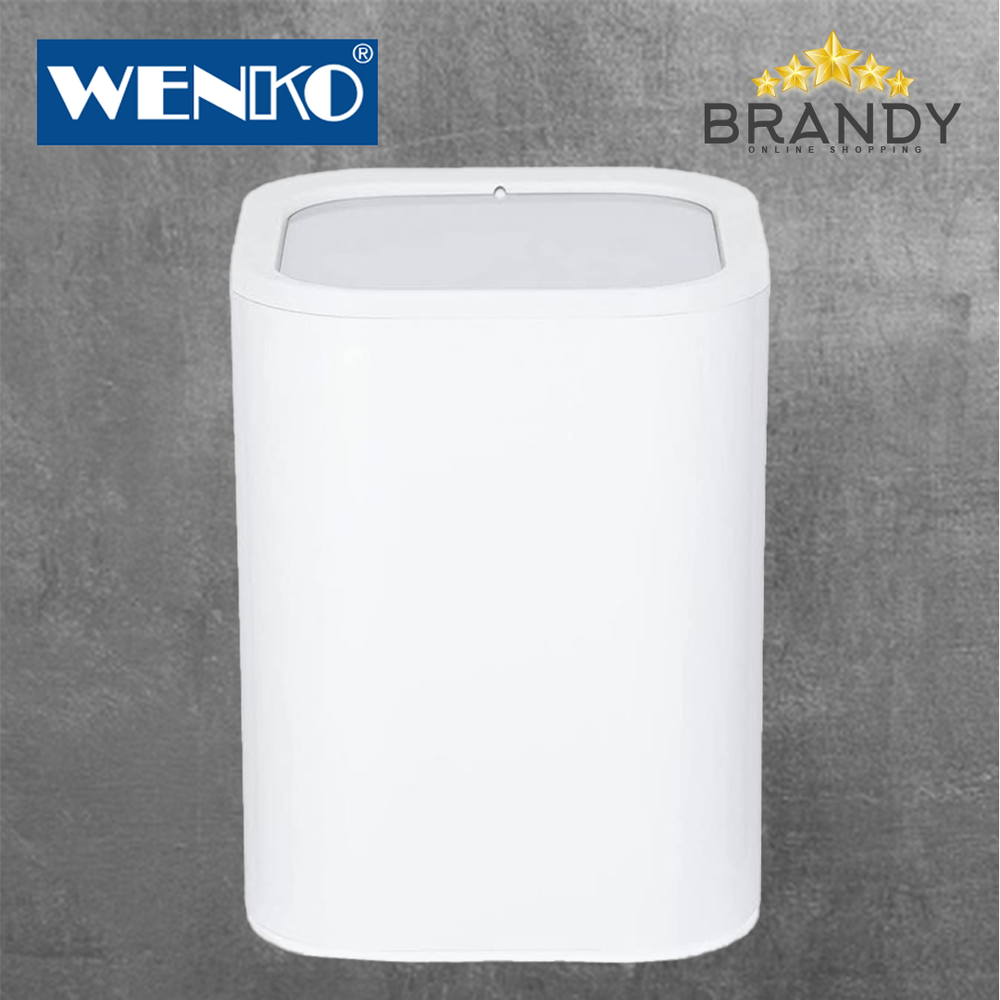 Oria White Bin 7L Acrylic Bathroom Accessory