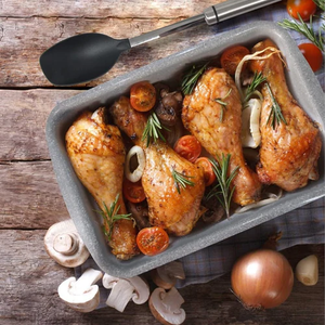 Granite Rectangular Oven Tray - Non-Stick, Easy Clean