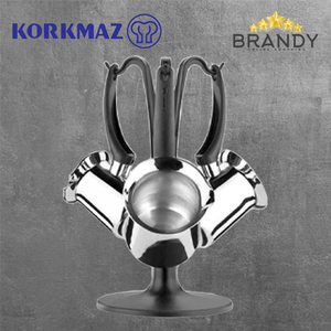 Orbit Set 3 Coffee Pots With Stand - Stainless Steel