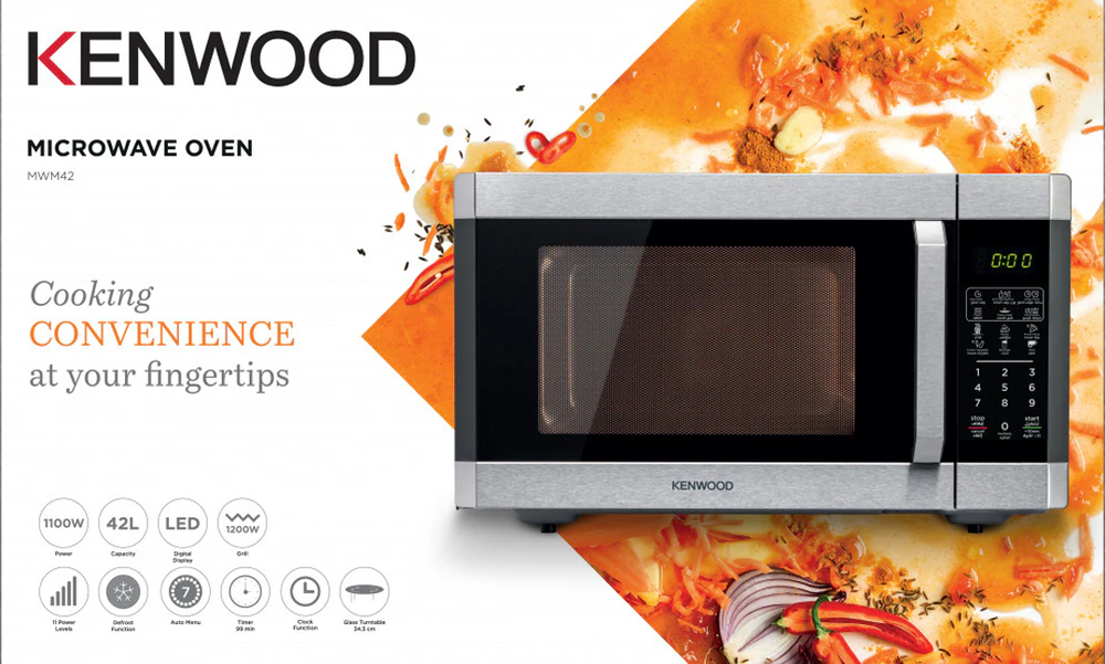 Microwave & Oven MWM42 Black - 42L Stainless Steel