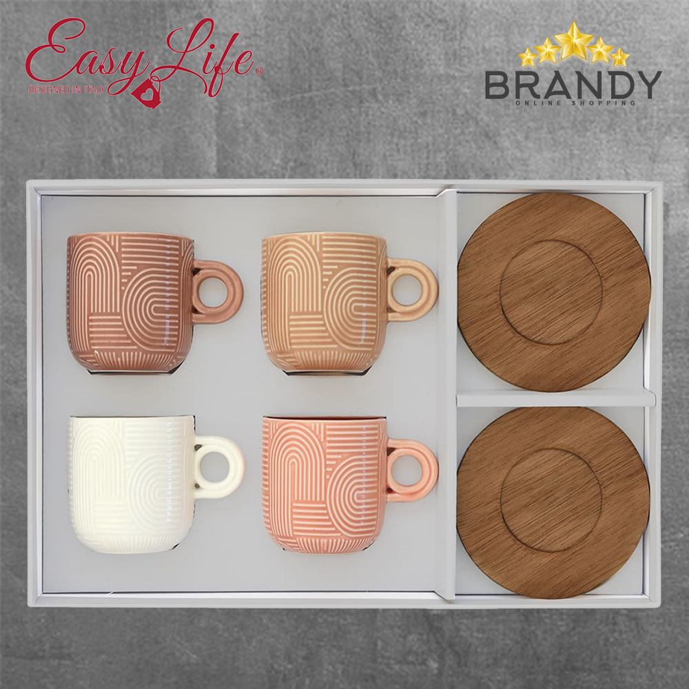 Take A Loop Coffee Cups Set 4pcs