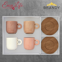 Take A Loop Coffee Cups Set 4pcs