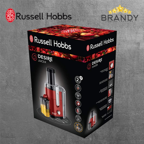 Desire Juicer 24740, 550W Power, 2 Speeds, Black & Red