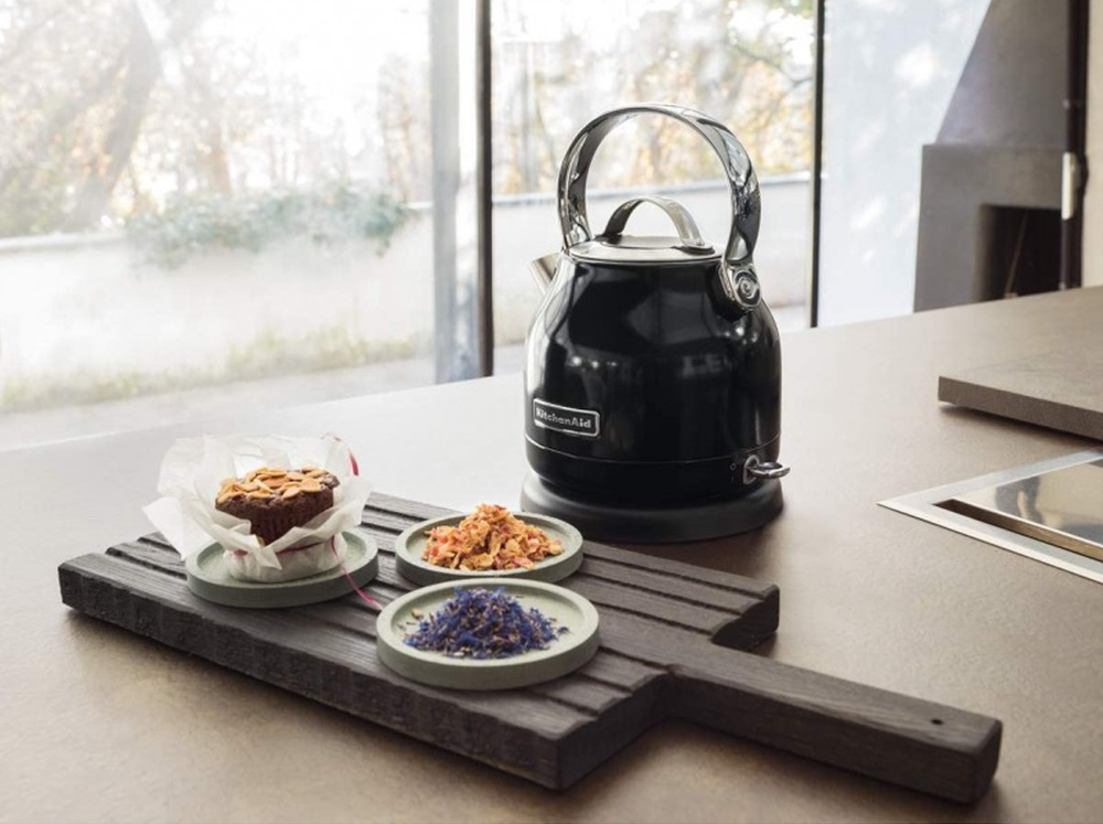 KitchenAid Black Kettle 1.25L with Auto Shut Off