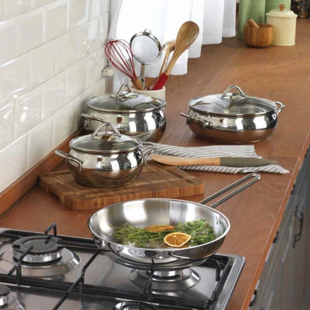 Tombik Frypan, Stainless Steel