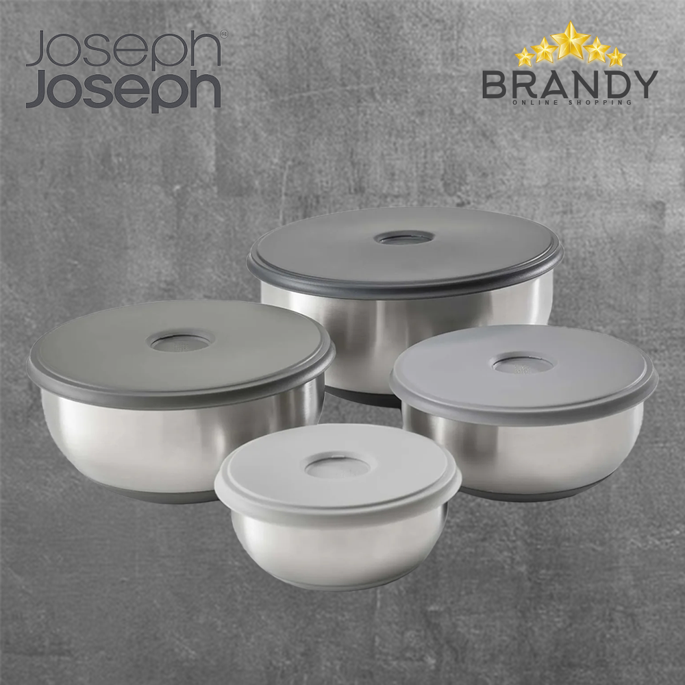 Nest Prep&Store Set 4 Stainless Steel Bowls