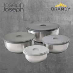 Nest Prep&Store Set 4 Stainless Steel Bowls