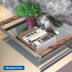 Componenti Serving Tray with Wood Handles