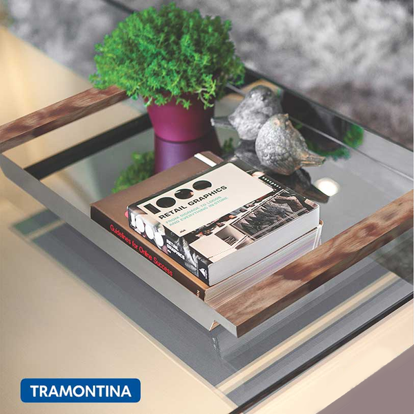 Componenti Serving Tray with Wood Handles