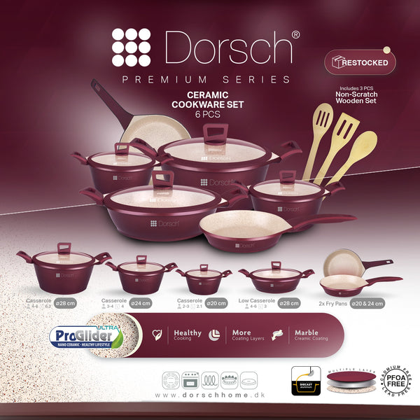 Premium Granite Cookware Set 9pcs