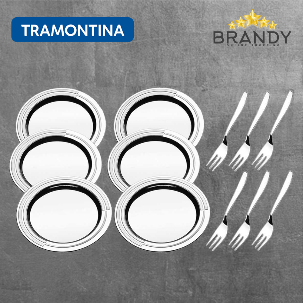 Ciclo Cake Set 12pcs - Stainless Steel Serveware