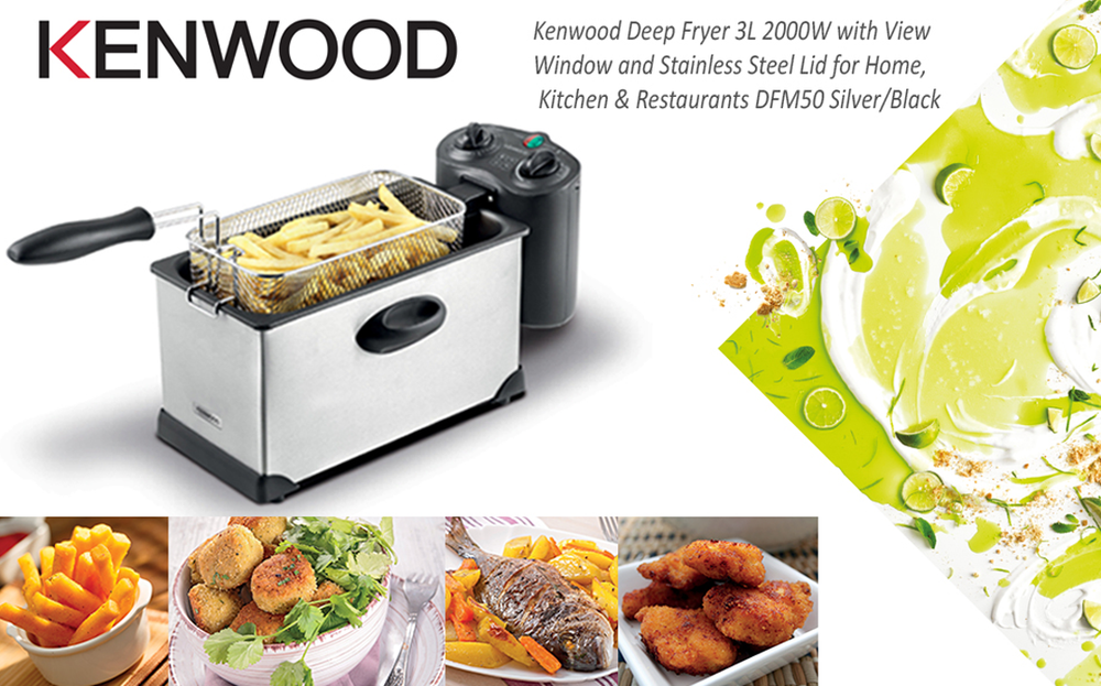 Deep Fryer 3L DFM50 with Removable Filter