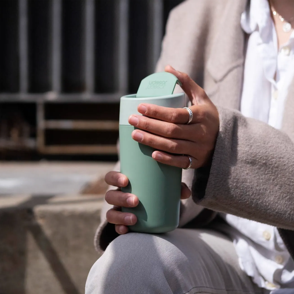 Sipp Travel Mug 450ml Green - Leakproof