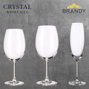 Cristallin Glasses Set 18pcs Crystal Glass Drinkware