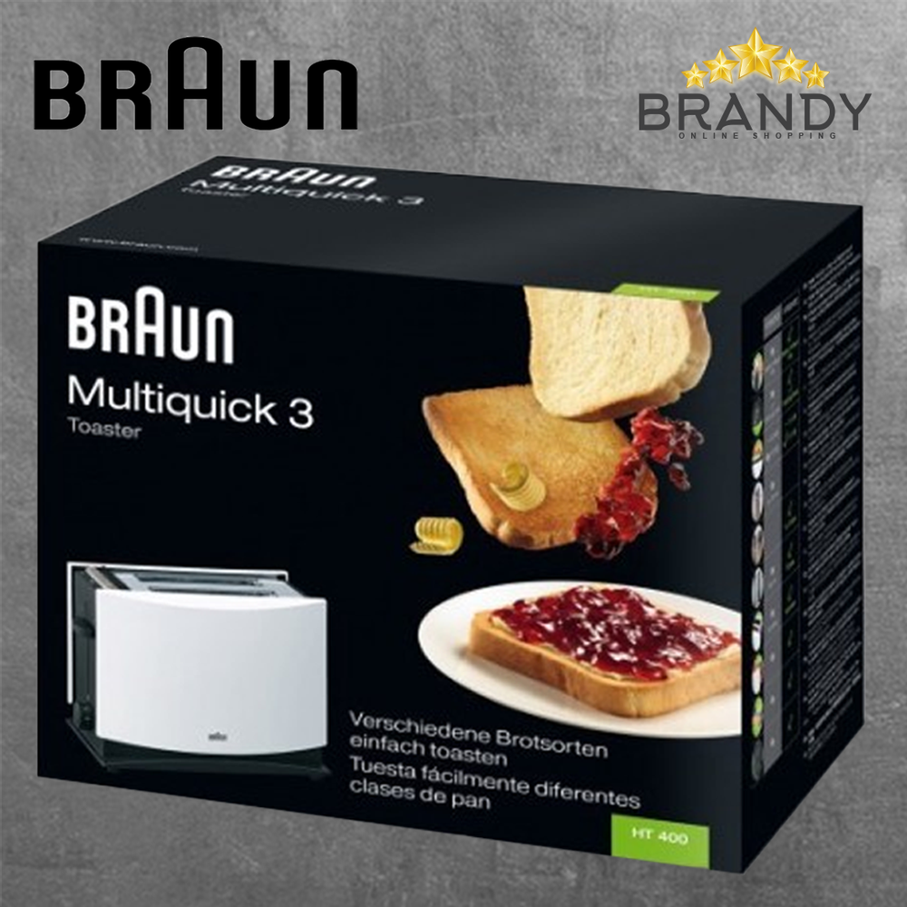 Toaster HT400 2-Slice with Defrost & Reheat Functions