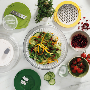 Multi Prep Salad Preparation Set with Interchangeable Discs