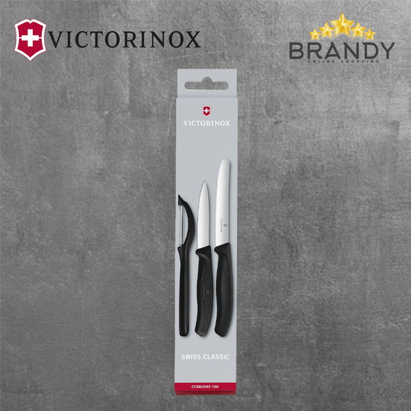 Set of 2 Victorinox Knives with Universal Peeler