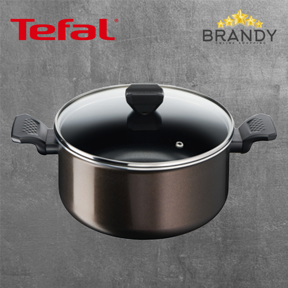 Easy Cook & Clean Pot - Non-Stick Aluminum with Glass Lid