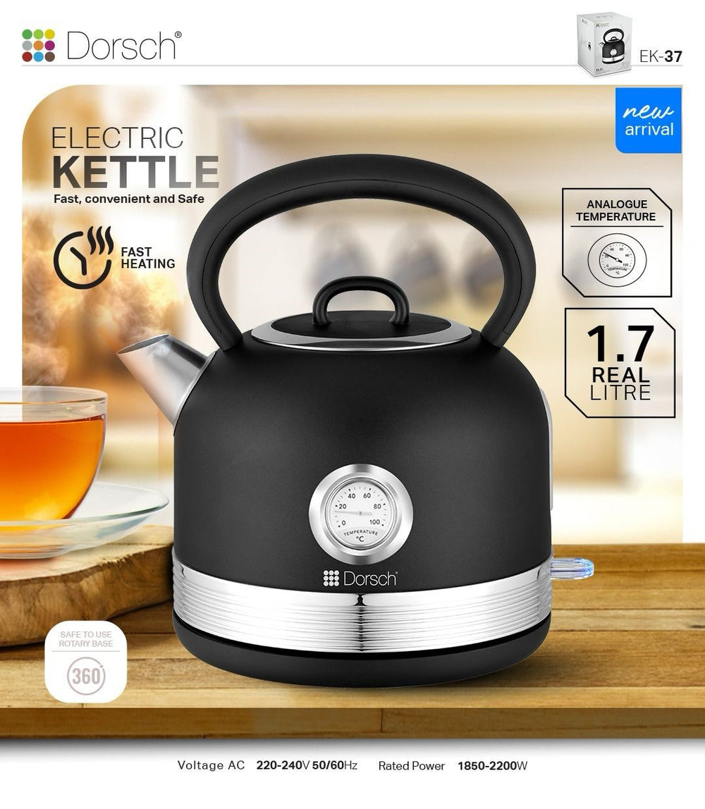 Kettle Black 1.7L EK-37