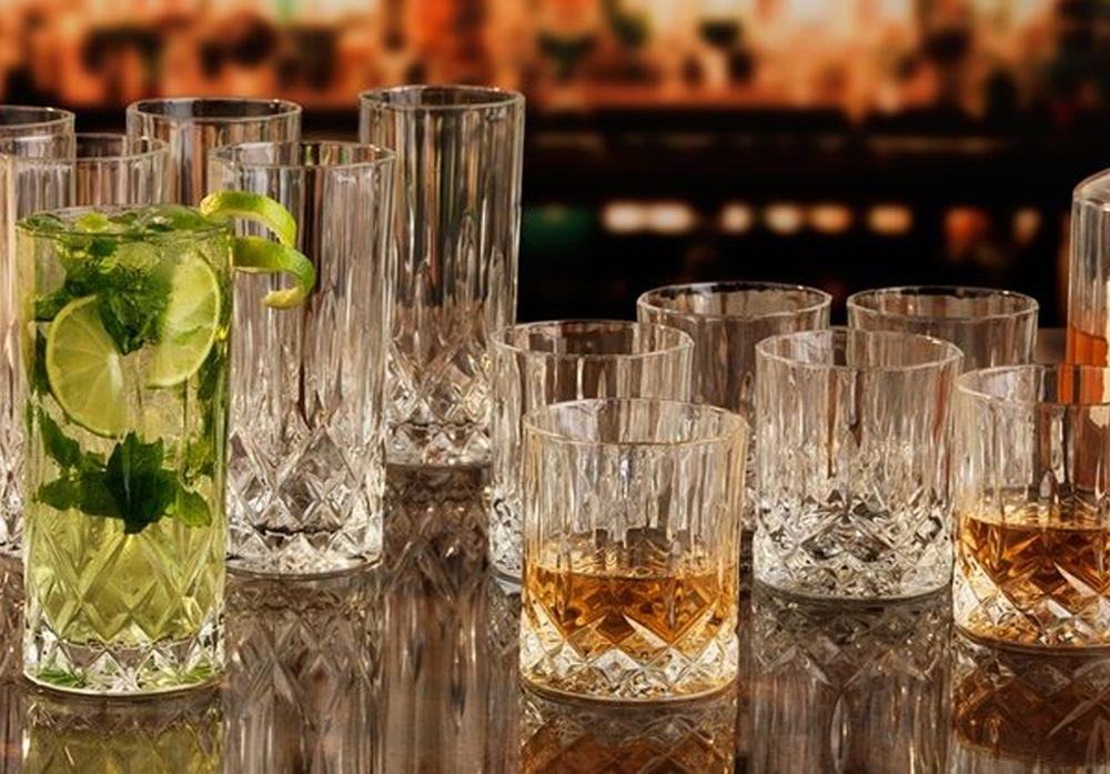 Opera Long Cups 35cl Set 6pcs Crystal Glass