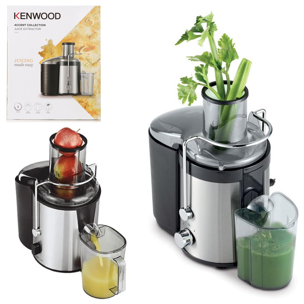 Kenwood Juicer JEM01, 300W, 1.2L Capacity, Black & Silver