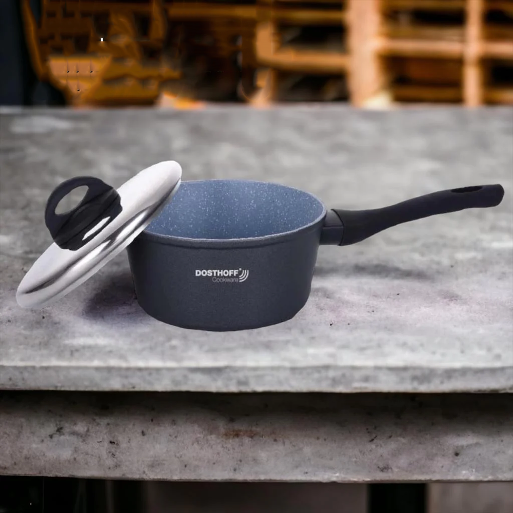Granite Value Saucepan 18cm with Stainless Steel Lid