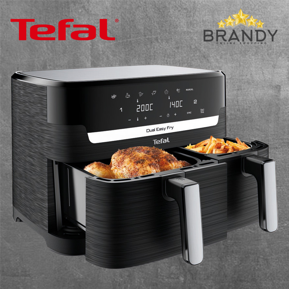 Dual Easy Fry Digital 8.3L Air Fryer with Dual Cooking Zones