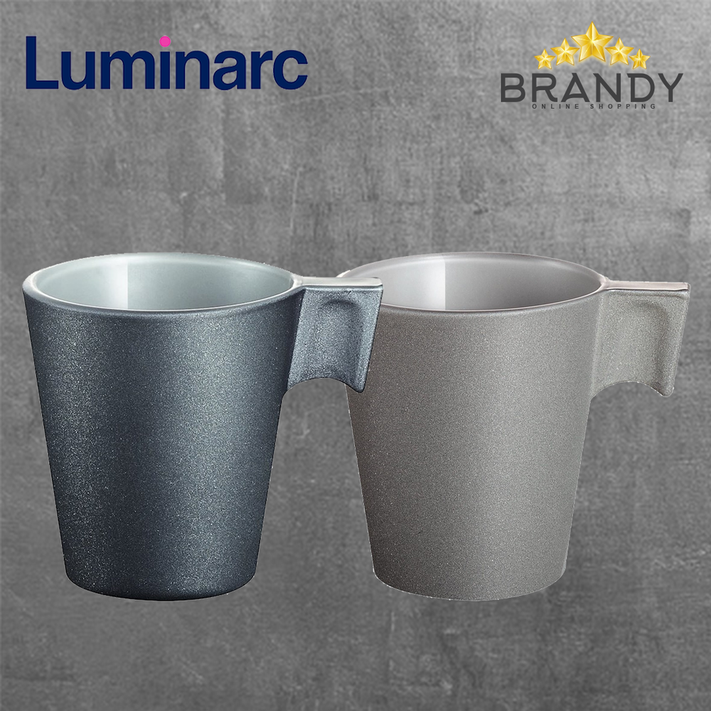 Loft Stony Set 4 Coffee Cups - Thermal Shock Resistant Glass