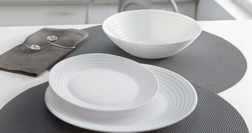 Luminarc Harena White Opal 24-Piece Dinner Set N8604