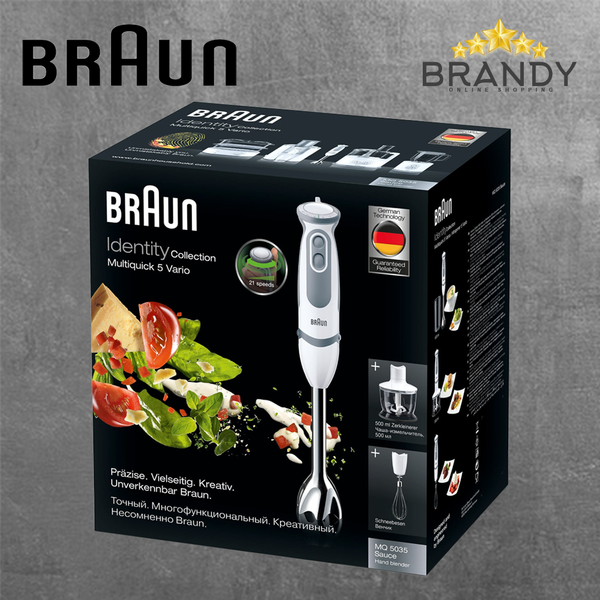 Hand Blender Set MQ5235WH with 21 Speeds