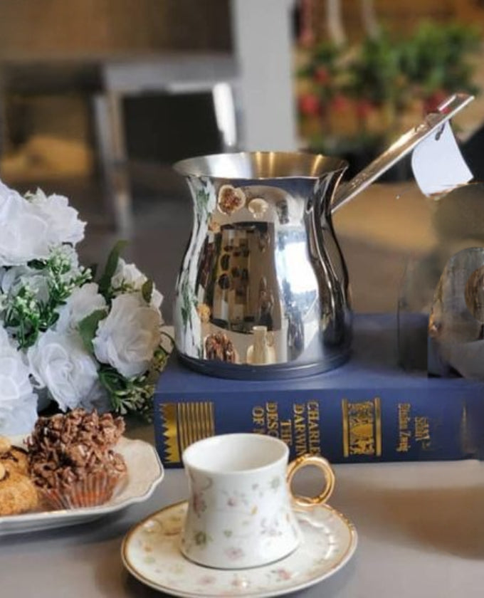 Terra Coffee Pots Stainless Steel by Korkmaz