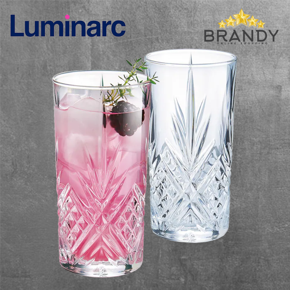 Eugene Long Cups Set 6pcs, 38cl Glassware