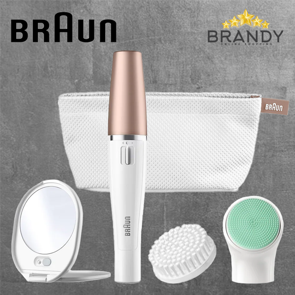 FaceSpa 851V Slim Epilator with Cleansing Brush