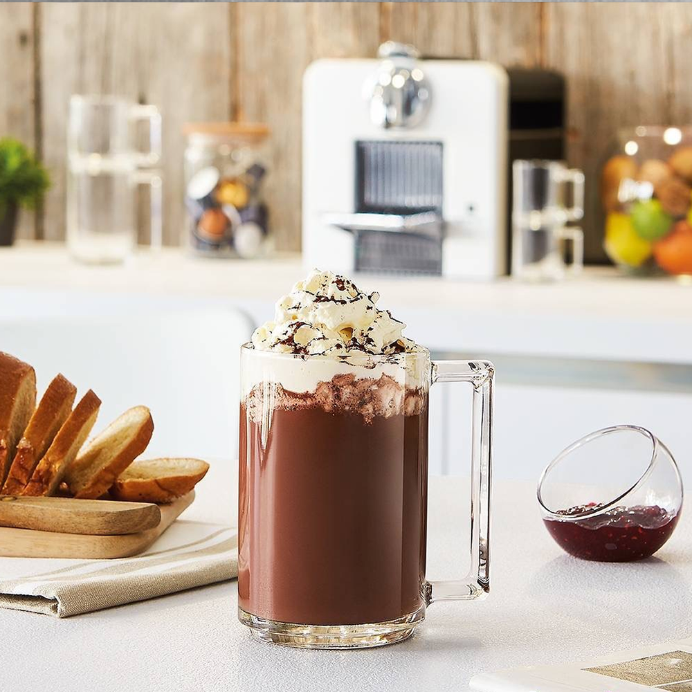 Bonne Heure Set 6 Mugs 32cl Glass