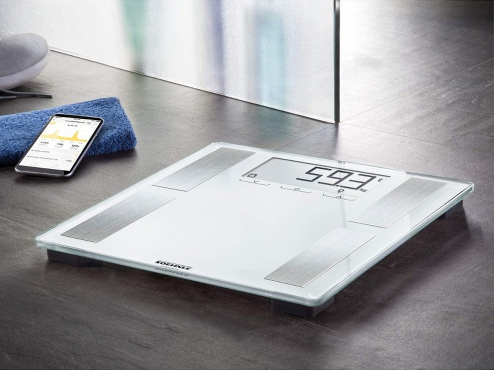Shape Sense Control Body Scale 180Kg Capacity Digital Fat Water Muscle Monitor