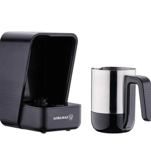 Moderna Coffee Maker 5 Cups - Stainless Steel, Black