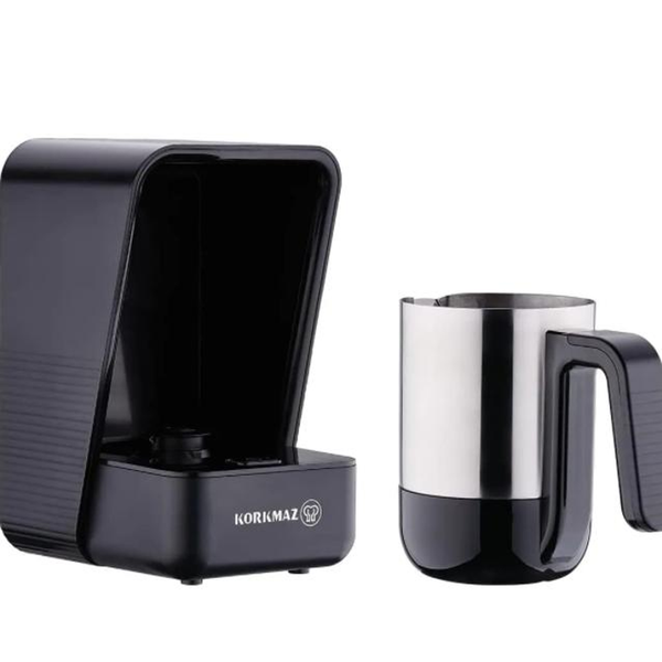 Moderna Coffee Maker 5 Cups - Stainless Steel, Black