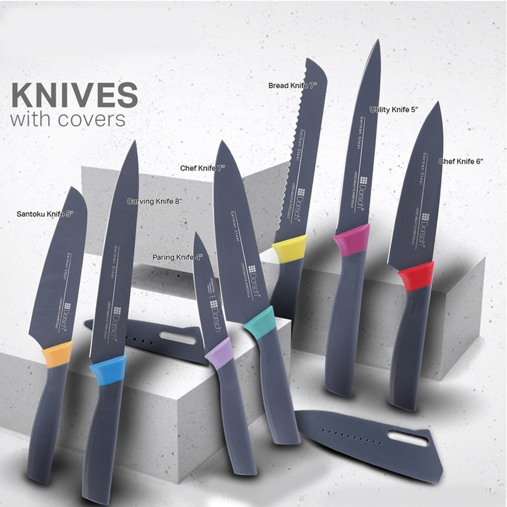 Knife Set with Cutting Board
