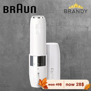 Braun Face Mini Hair Remover FS1000 Facial Trimmer with Smartlight