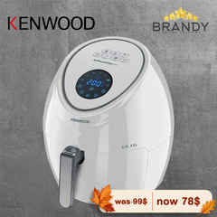 Kenwood HFP50.000WH Digital Air Fryer XXL 5.5L 1800W White