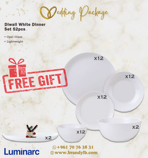 Dorsch Wedding Package + GIFT Luminarc Dinner Set