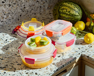 Joseph Joseph Nest Lock 8-Piece Multicolor Mixed Food Container Set 1000013-2