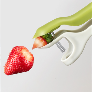 Joseph Joseph Tweezy™ 2-in-1 Olive & Cherry Pitter & Huller Tool
