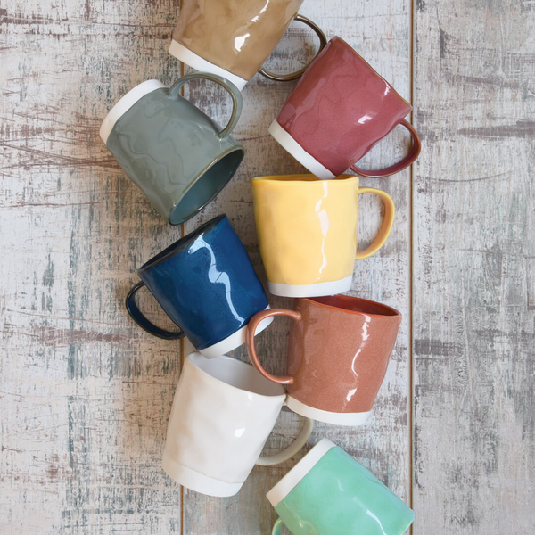Interior Yellow Mug, 350ml Porcelain