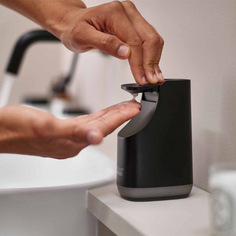 Slim Compact Matt Black Soap Pump