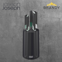 Joseph Joseph Elevate™ Green Knives Carousel 5-piece Set - Sage Editions