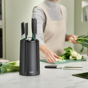 Joseph Joseph Elevate™ Green Knives Carousel 5-piece Set - Sage Editions