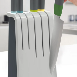 Joseph Joseph Duo 5‑Piece Knife Block Set Japanese Stainless Steel