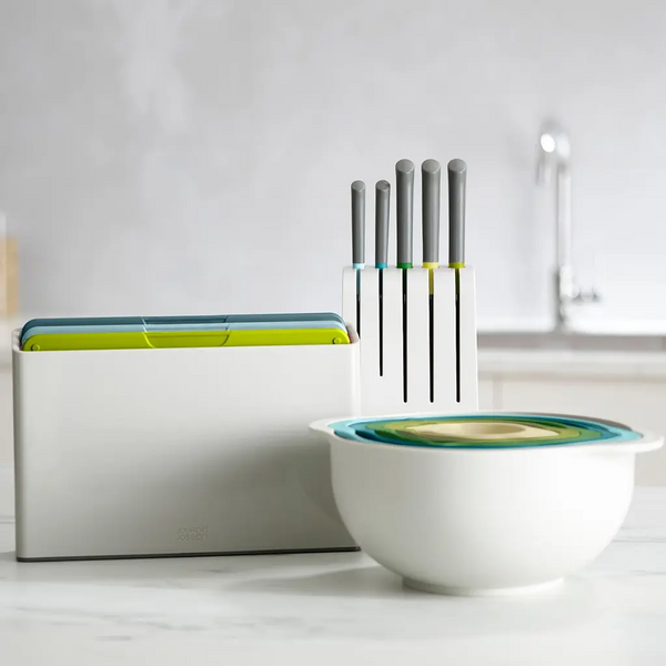 Joseph Joseph Duo 5‑Piece Knife Block Set Japanese Stainless Steel