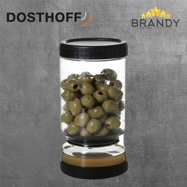 Dosthoff Clear Glass Olives and Pickles Preservation Jar 930 ml